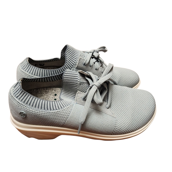 Klogs Gray Glide Slip Resistant Pull On Wedge Sneakers Size 7.5 - Picture 9 of 13